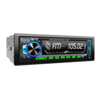 Cassette stéréo de voiture universelle 1din, lecteur de musique Mp3 USB avec sortie mains libres AUX subwoofer