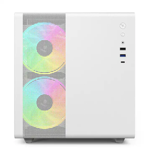 Casero lado completo de vidrio templado Mid Tower Computer Desk Case Micro ATX Gaming Case con tipo C para aplicaciones de escritorio - Product Image 2