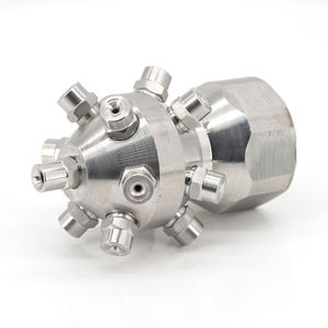 זרבובית ניקוי רב-ראשית 360 מעלות, הזרקה ישירה חרוטית, זרימה גדולה, ראש ספרינקלר קבוע רב-ראשי לכיבוי אש - Product Image 2