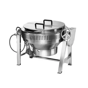 Steam sandwich pot Stirring electric kettle Gas jacket frying machine Soup wok Industrial cooking used for food and sauce