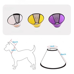 Vendedor caliente <span class=keywords><strong>Collar</strong></span> isabelino ajustable para perros Estampado de moda simple con bufanda antimordedura Disponible en colores caramelo - Product Image 6