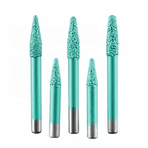 Côn Bóng Mũi Hàn Đá Khắc Bits Sone Diamond Router <span class=keywords><strong>Bit</strong></span> Cho CNC Granite Khắc - Product Image 1