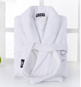 Set di <span class=keywords><strong>Accappatoi</strong></span> da Bagno di Lusso in Cotone all'Ingrosso, Accappatoio da Uomo in Morbida e Traspirante Spugna con Logo Ricamato Personalizzato - Product Image 3