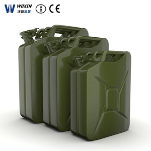 Jerrycan en métal vert foncé standard 10 20L 30 Litres 40 <span class=keywords><strong>L</strong></span> <span class=keywords><strong>50</strong></span> 60lts Essence Diesel Huile Réservoir de <span class=keywords><strong>carburant</strong></span> Style vertical Jerrycan - Product Image 2