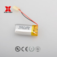 Batterie Lipo Pouch Cell 3.7V 450mAh JP101630 avec PCB 10x16x30mm 500 Cycles