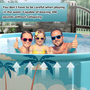 Precio Directo de Fábrica, <span class=keywords><strong>Piscina</strong></span> Plegable para Exteriores de 1.2m x 45cm, Material de PVC de Buena Calidad, <span class=keywords><strong>Piscina</strong></span> Elevada para Niños y Familias - Product Image 4