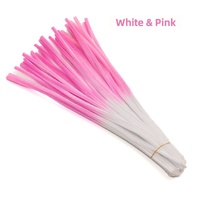 Bâtonnets de laine colorés dégradés, bâtonnets torsadés moelleux et sûrs pour l'éveil aux formes et aux couleurs des tout-petits et les loisirs créatifs faits main