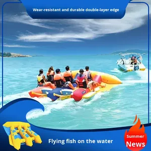 <span class=keywords><strong>Bateau</strong></span> banane gonflable en PVC HT-05, poisson volant de mer, kayak tractable, grand canard jaune, <span class=keywords><strong>licorne</strong></span>, sports extrêmes de plein air, accessoires de divertissement - Product Image 2