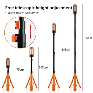 Lampes de camping pliables et rechargeables, éclairage extérieur, lampes LED haute luminosité avec supports - Product Image 3