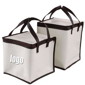 Sac isotherme promotionnel personnalisé en gros avec logo, sac repas isotherme non tissé pour aliments - Product Image 1