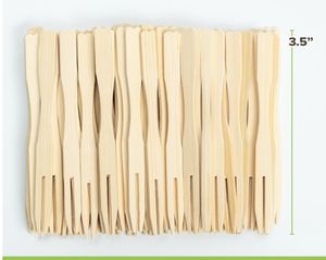 ชุดช้อนส้อมไม้ไผ่โมโซแบบใช้แล้วทิ้ง พร้อมจาน ช้อนดูดน้ำ เกลือ พริกไทย โลโก้สั่งทำได้ รับรองคุณภาพ รุ่นใหม่ล่าสุด ปี 2024 - Product Image 2