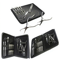 Kit d'outils pour extensions de cheveux de salon, pinces multi-usages, acier inoxydable de qualité chirurgicale, étiquetage personnalisé, fabrication de perruques