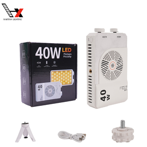 Lampe LED 40W pour caméra, photographie, studio photo, vidéo, poignée portable, type C USB mini - Product Image 1