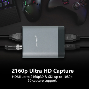 Tarjeta <span class=keywords><strong>de</strong></span> Captura <span class=keywords><strong>de</strong></span> Video Externa UC3200HS-PLUS 4K30 HDMI 1080P60 SDI para Grabación <span class=keywords><strong>de</strong></span> Juegos <span class=keywords><strong>de</strong></span> PS5 y <span class=keywords><strong>Xbox</strong></span> con Baja Latencia y UVC - Product Image 5