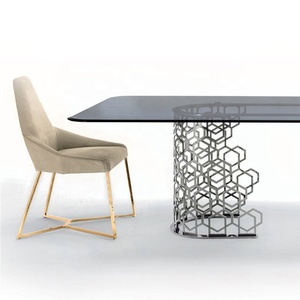 Velvet Leather Design White <b>Dining</b> <b>Chair</b> Luxury Modern Italian <b>Dining</b> <b>Chairs</b> Modern Luxury DC-0085 Luxury <b>Dining</b> <b>Chairs</b> DC-0085 - Product Image 5