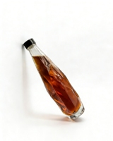 Meilleures ventes de verres à liqueur en cristal transparent de luxe vides de 350 ml, 500 ml, 700 ml pour gin, vodka, whisky, tequila, gravure mate, estampage à chaud