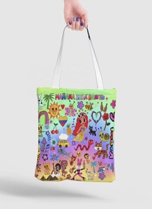 2024 <span class=keywords><strong>Karol</strong></span> <span class=keywords><strong>G</strong></span> Manana Sera Bonito lienzo caliente bolsas de punto portátiles tejido creativo simple estudiante compras tejido playa bolso de mano - Product Image 6