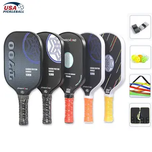 Oem ODM biểu tượng tùy chỉnh usapa phê duyệt raquet dưa bóng Nhà cung cấp thermoformed T700 3K sợi carbon pickleball mái chèo