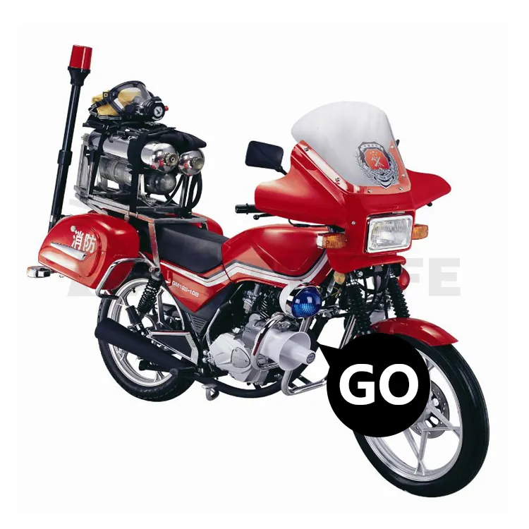 Hot !!! Firefighter motorcycle /Fire Motorcycle/Fire Fighting Motorcycle with water pump