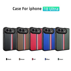 โรงงานฮวนมินนำเสนอเคสโทรศัพท์แบบพับได้สำหรับ iPhone Ultra ลายรวงข้าว ออกแบบสไตล์ธุรกิจสำหรับ Apple 18 - Product Image 4