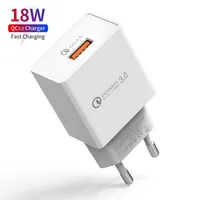 Porta 1 qc3.0 adaptador de carregador universal comprá-lo agora na coréia eua ue 5v 1a 2a usb carregador de parede de energia em casa