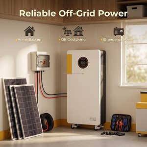 Inversor híbrido todo en uno de 6Kw 16Kwh con batería LiFePO4, controlador MPPT y sistema de energía solar de onda sinusoidal pura - Product Image 3