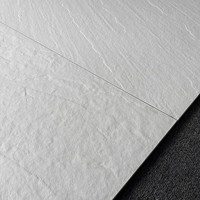 Carrelages grès texturé blanc noirmat pour salon salle à manger hôtel anti-dérapant carreaux de sol villa 600x1200