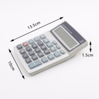 Kalkulator meja kantor dengan tampilan LCD besar, tombol sensitif 12 digit Desktop kalkulator