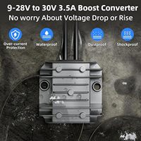 Convertisseur élévateur de tension DC Starlink Mini 12V/24V vers 30V 3.5A, régulateur, amplificateur de tension, transformateur d'alimentation, câble 3M, prise mâle DC