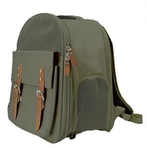 OEM High Quality Entry lux Green Pet <b>Backpack</b> Bag and Pet Carrier Bag Outdoor Shoulders Large Pet <b>Backpack</b> - Product Image 4