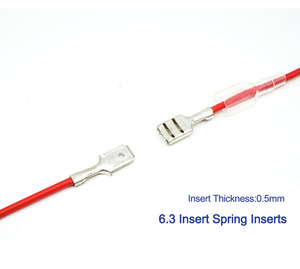 <span class=keywords><strong>Femelle</strong></span> Faston 2.8 6.3 con reten 6.3mm Pitch Series laiton haut-parleur électrique prise à sertir connecteur câblage bornes en cuivre - Product Image 4