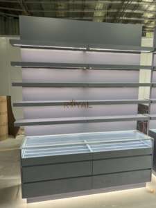 Nhỏ quang cửa hàng thiết kế kính hiển thị tủ với Kính Mắt Ngăn Kéo - Product Image 6