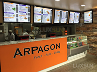 Restaurant Menu Commande Boîte à Lumière Éclairage Suspendu Bar Lait Thé Boutique Affiche Affichage LED Publicité Aluminium Lightboxes