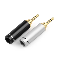 Connecteur Jack Audio Stéréo Plaqué Or 2,5 mm 4 Pôles TRRS Prise 2,5 MM