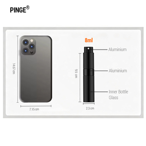 Travel Perfume Atomizer Refillable 8 10 ml Cologne Sprayer <strong>Mini</strong> Spray Bottle Empty Small <strong>Aftershave</strong> for Liquid Dispenser - Product Image 2