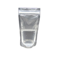 Saco de plástico transparente sem bpa, saco de plástico para armazenar suco de frutas, material de grau alimentício, sacos de leite materno com zíper duplo