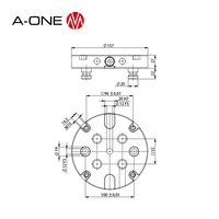 Système de verrouillage rapide A-ONE Efficient Zero Point 3A-110167 pour les tâches d'usinage de précision CNC