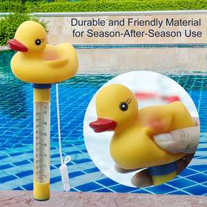 Kapalı açık plastik yüzen yüzme havuzu termometre paramparça dayanıklı - Product Image 5