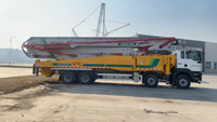 Chine Top marque meilleure vente HB48K 33.4M 170Cbm/H 340Hp pompe à béton montée sur camion 20 tonnes avec un bon prix