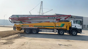 Chine Top marque meilleure vente HB48K 33.4M 170Cbm/H 340Hp <span class=keywords><strong>pompe</strong></span> à béton montée sur <span class=keywords><strong>camion</strong></span> 20 tonnes avec un bon prix - Product Image 4
