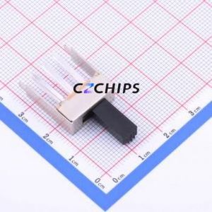 SS-22F20-G013 Slide Switch Through hole Component (THT) Switch Double Pole Double Throw Rectangle Pin Header PC Pin 17mm - Product Image 1