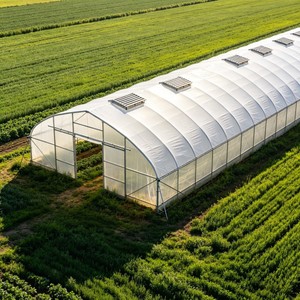 <span class=keywords><strong>Serre</strong></span> agricole chinoise multi-travées de grande taille à faible coût avec structure en acier galvanisé et couverture en PE - Product Image 6