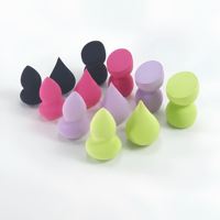 Lot d'éponges de maquillage professionnelles en forme de goutte d'eau, sans latex, personnalisables avec logo, pour fond de teint et cosmétiques