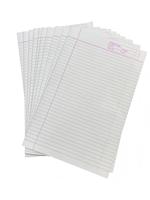 Fournitures scolaires en gros, papier à lignes larges personnalisé pour cahiers, papier de table pour examens, feuilles de réponses pour examens