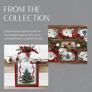 ผ้าพิมพ์ลายตามสั่ง ป้องกันน้ำ ลายคริสต์มาสสไตล์อเมริกัน สำหรับตกแต่งบ้าน แบรนด์ <span class=keywords><strong>Villeroy</strong></span> & <span class=keywords><strong>Boch</strong></span> รุ่น Toy's Delight - Product Image 4