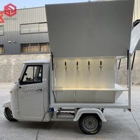 Tricycle électrique de Snack de crème glacée de personnalisation d'usine, Bar de bière Mobile, camion de nourriture Tuk Tuk