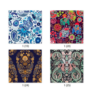 ピュアコットンカシューナッツヘッドスカーフヒップホップヨーロッパとアメリカのストリートダンス、オートバイのレトロな対照的なカラースクエアスカーフ - Product Image 6