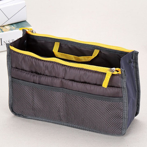 Durable WaterResistant Travel Organizer <b>Bag</b> with Double Zippers and Enhanced Storage Capacity for Females - Product Image 1