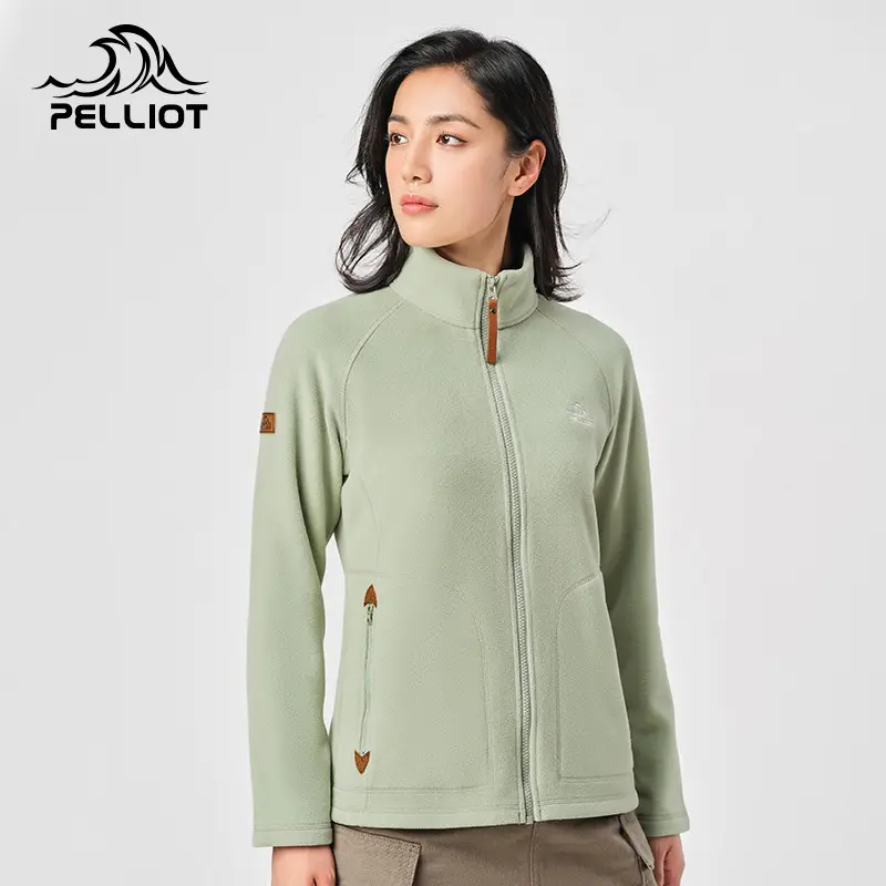 เสื้อแจ็คเก็ตกีฬาคอปกสำหรับผู้หญิง,ผ้าขนแกะขั้วโลกระบายอากาศได้ดีส่งตรงจากโรงงาน