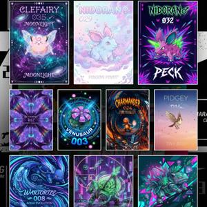 DM Pokemoned Cristal <span class=keywords><strong>Diamant</strong></span> Givré Film Artboard Anime Collection Décoratif Shikishi Conseil Cadeau pour Les Fans - Product Image 4